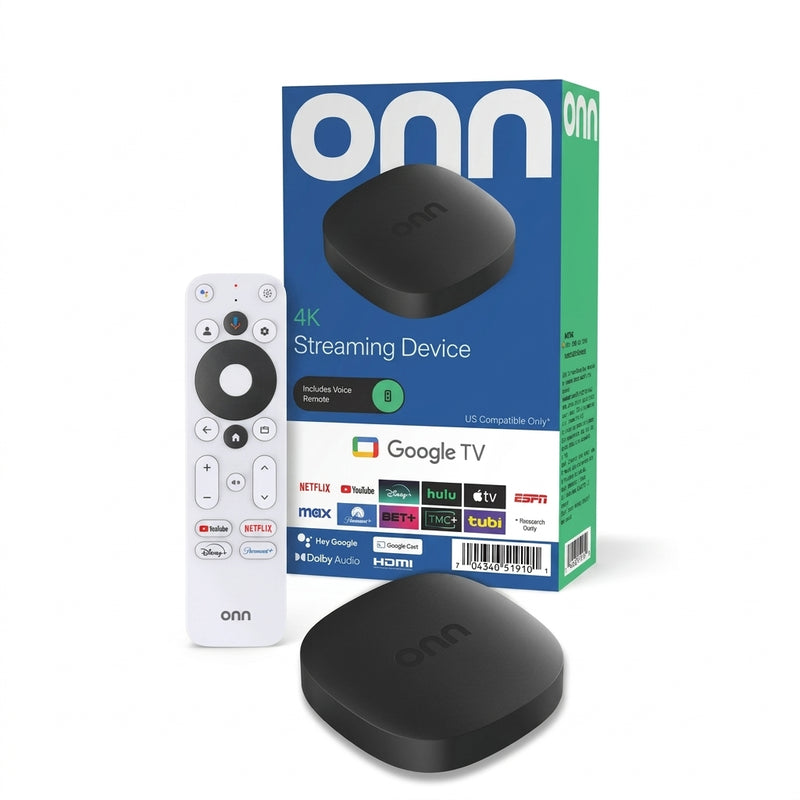 Dispositivo de Streaming Onn. Google TV 4K
